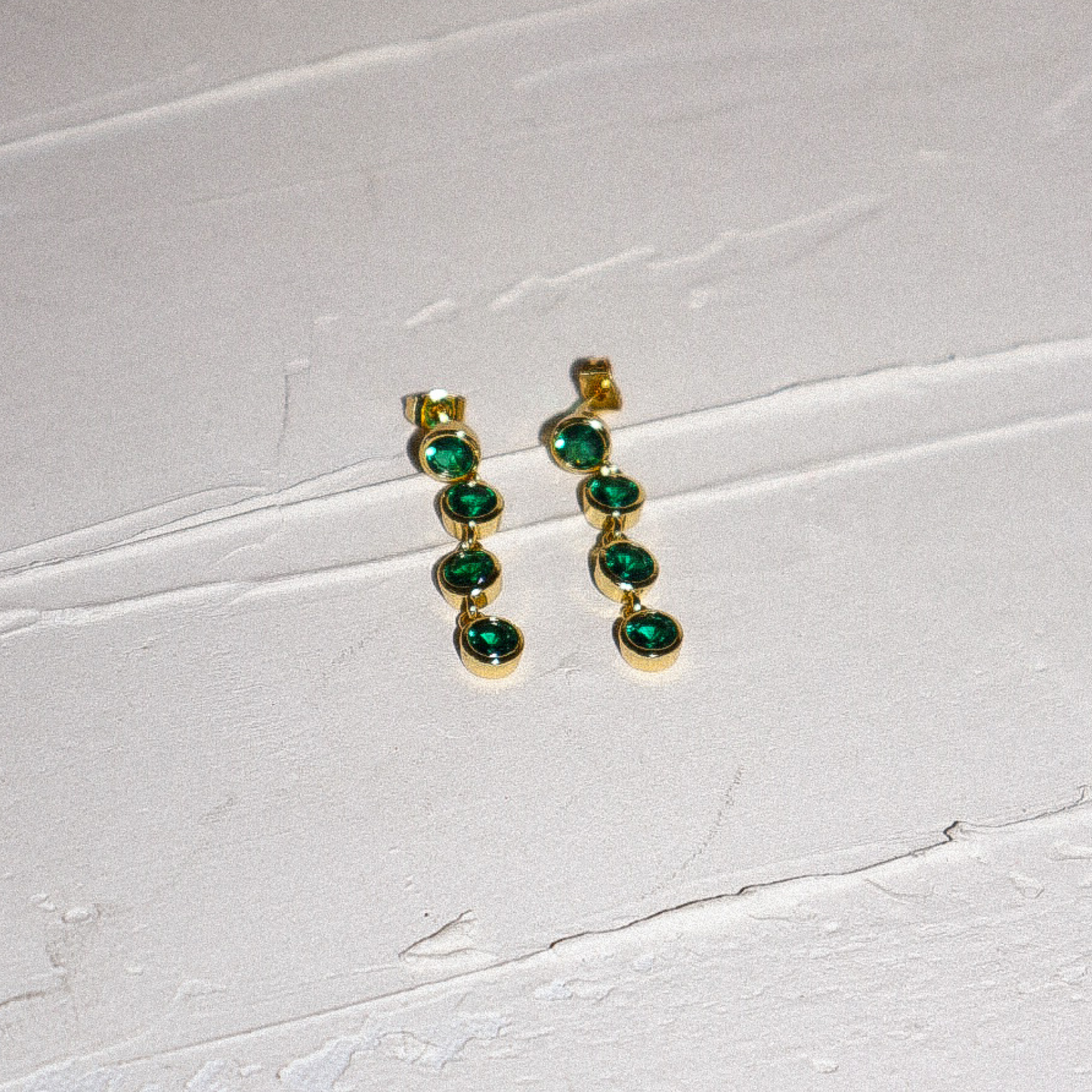 Green Duster Earrings