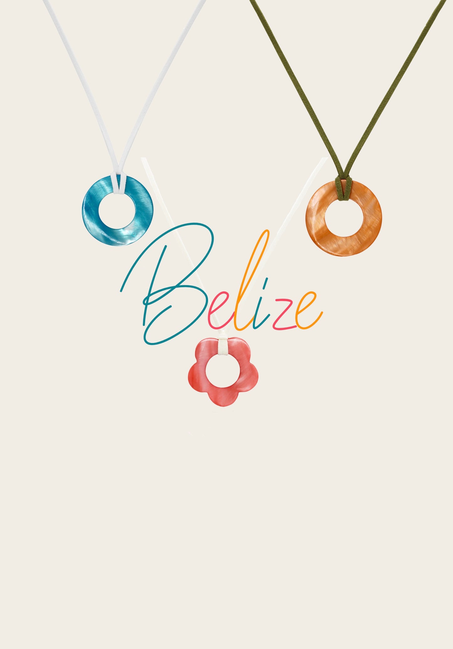 Belize Necklace - Apricot