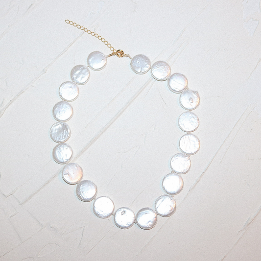 Coin Pearl Necklace