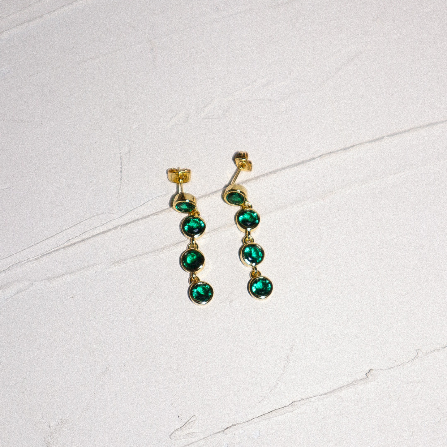 Green Duster Earrings