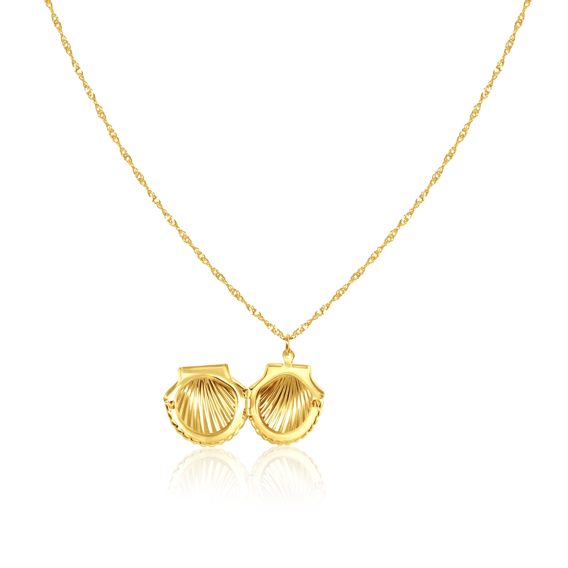 Shell Locket Necklace β Made By JZ Studios