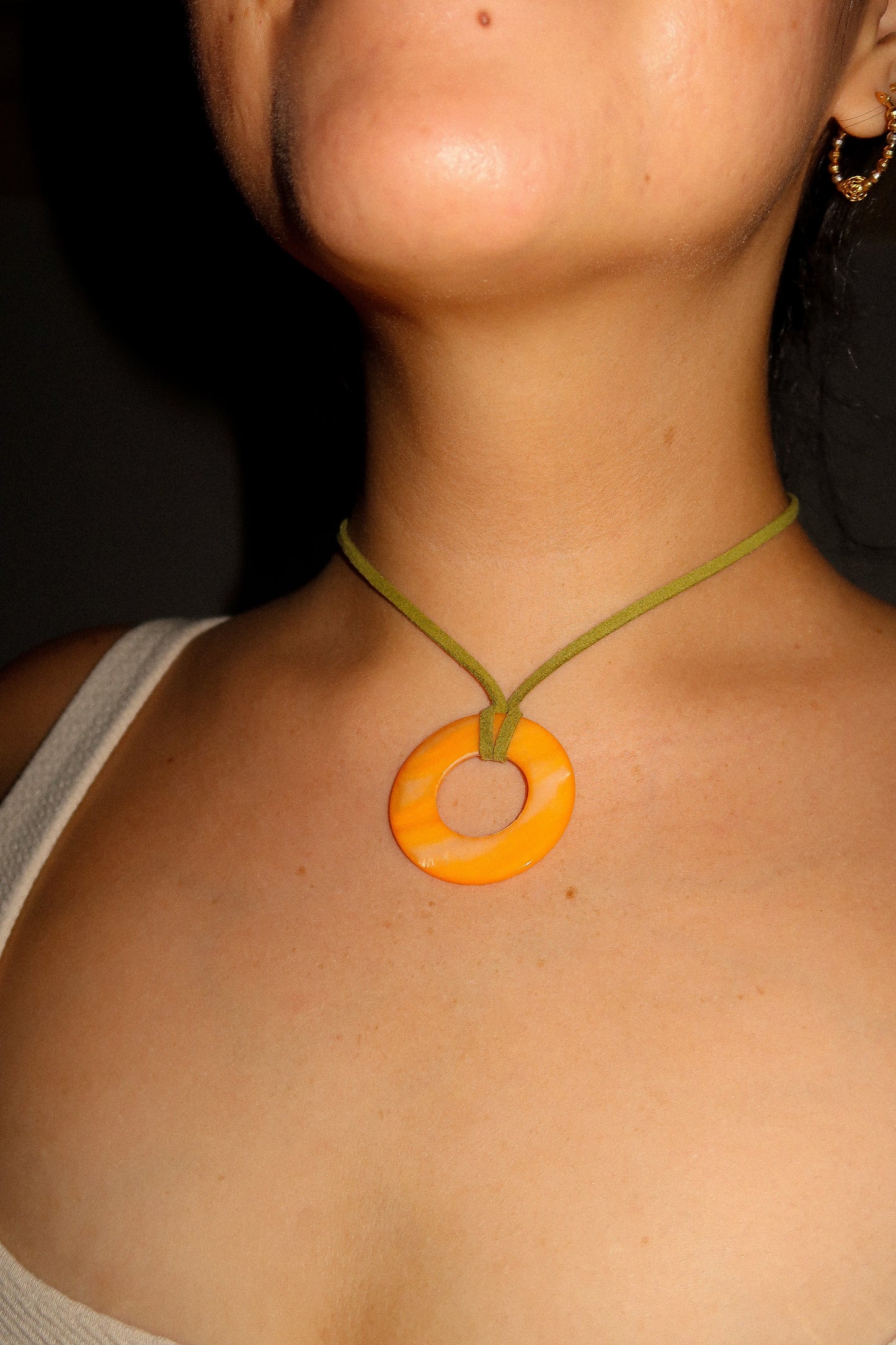 Belize Necklace - Apricot