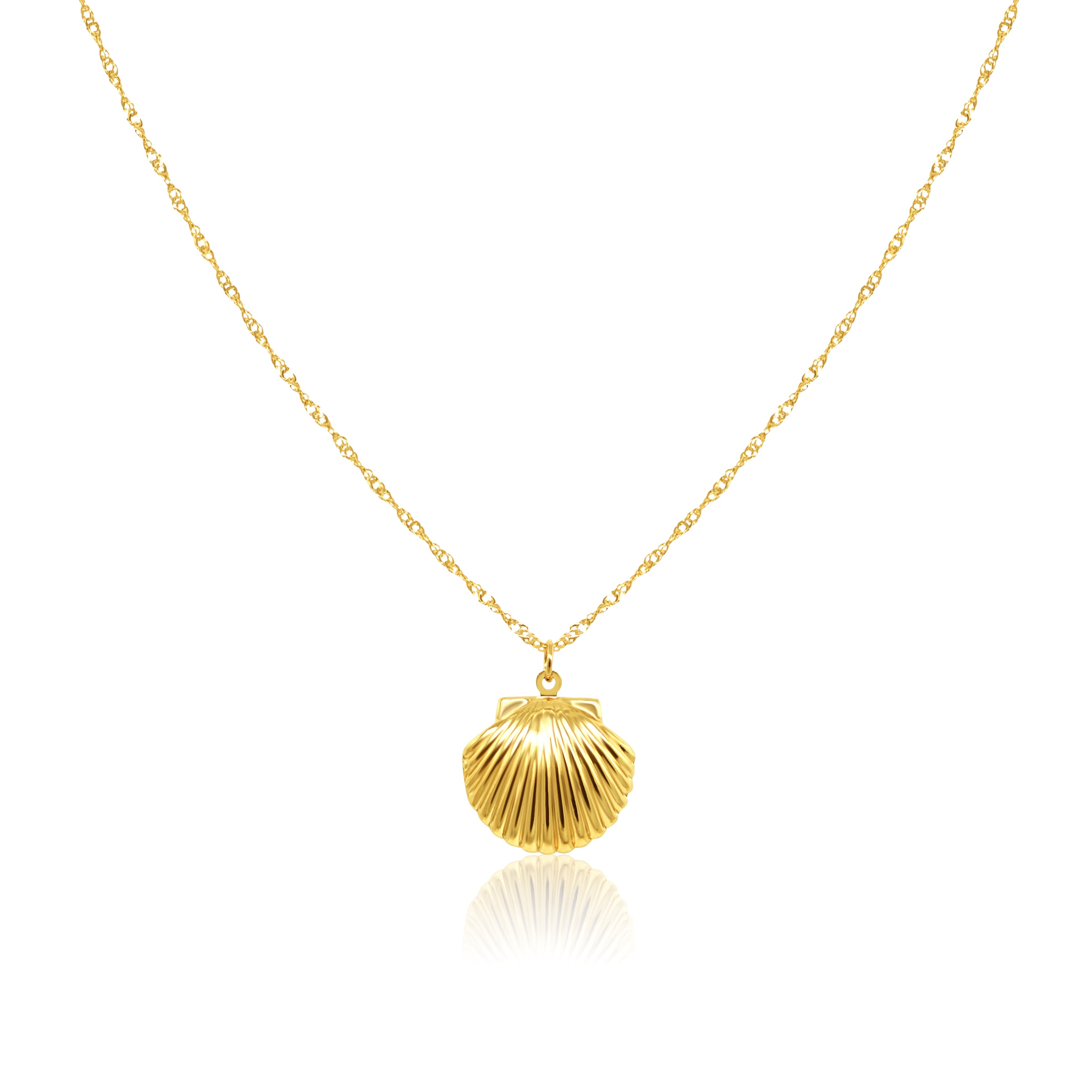 Shell Locket Necklace β Made By JZ Studios